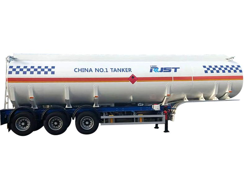 CIMC RJST 42m³ 6 compartimentos semirremolque cisterna de aleación de aluminio para productos químicos peligrosos